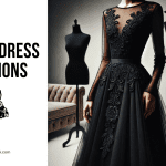 Black Dress Captions