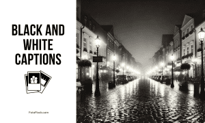 Black and White Captions for Timeless Photos