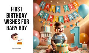 First Birthday Wishes for Baby Boy