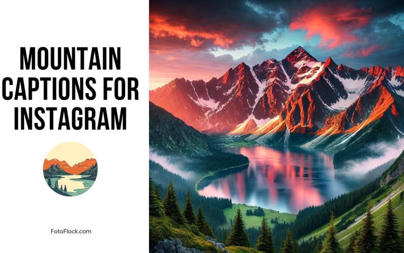 Mountain Captions for Instagram