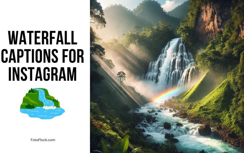 Waterfall Captions for Instagram