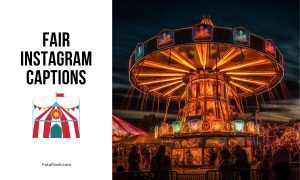 Fair Instagram Captions